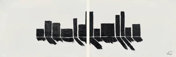 Sombras, pintura de NIKA